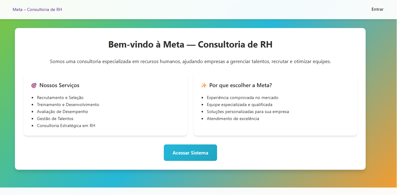 Projeto Sistema de RH