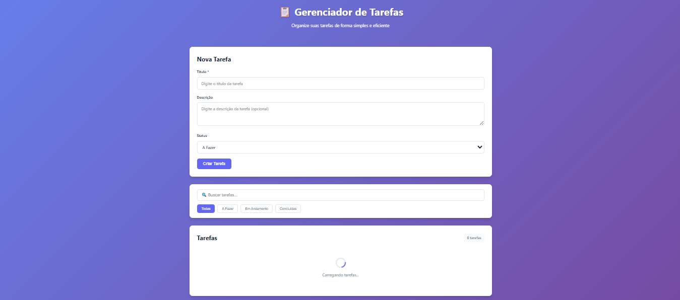 Projeto Gerenciador de Tarefas